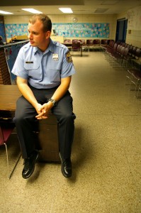 Officer Hoppe has been with the 35th District for two and a half years.