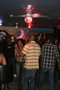 Just some of the many people that come to dance at The Arts Garage.