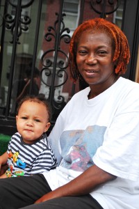Theresa Ford with Jeremiah.