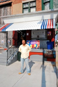 Sgt. Anthony Davis outside of the VFW Post.
